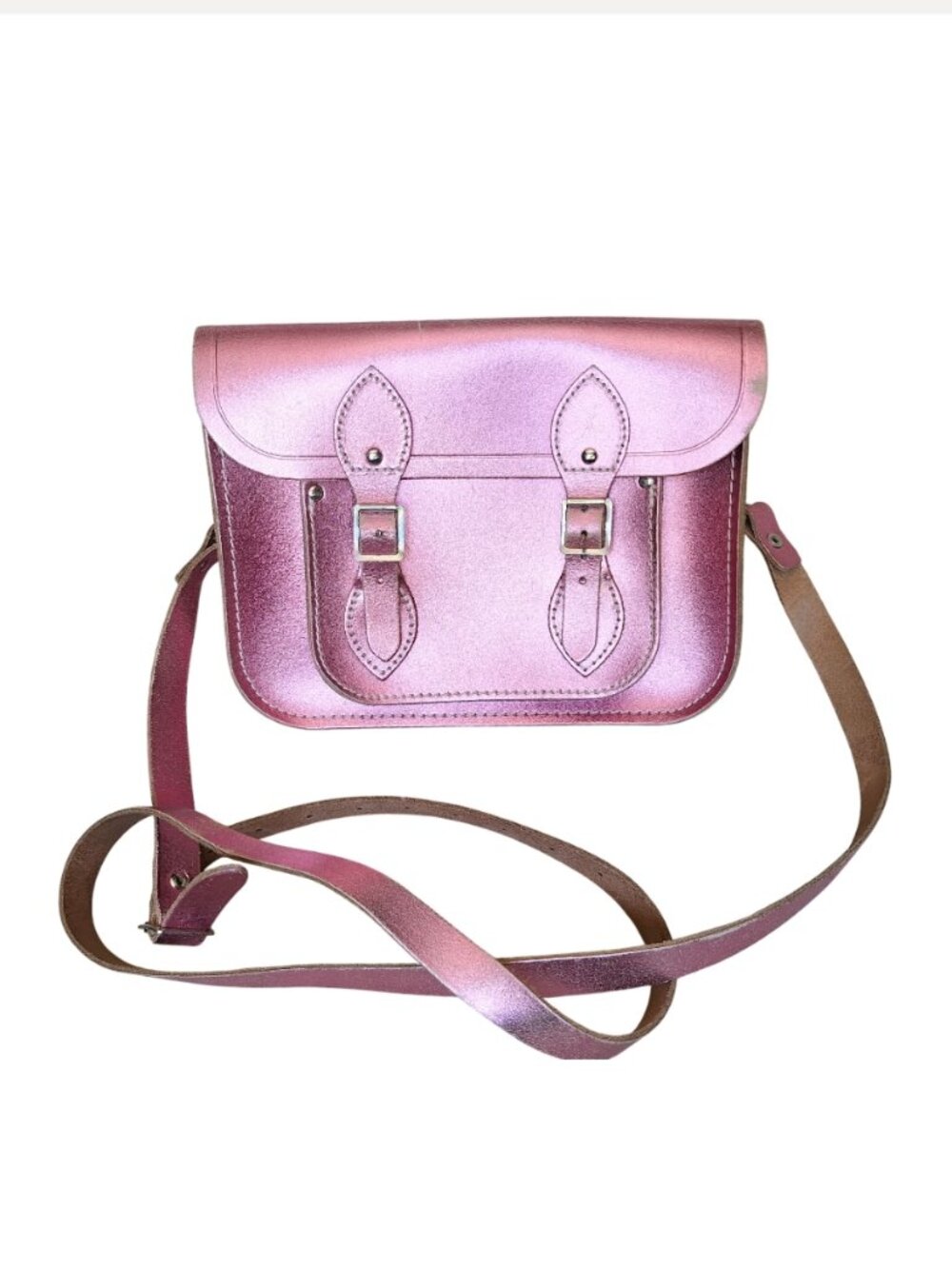 Cambridge Satchel Company Pink Metallic Purse